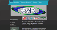Desktop Screenshot of elitevehiclerestorations.com