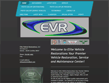Tablet Screenshot of elitevehiclerestorations.com